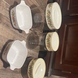 Corningware Spice of Life Food Storage Set - White and Cream